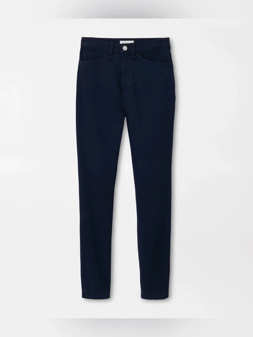 Nwt peter millar Karlie navy Stretch Sateen High Rise Pant size 8 - Picture 3 of 12